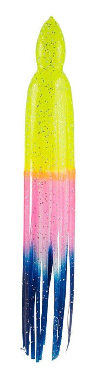 Rainbow Replacement Lure Skirt, Octopus Style
