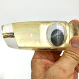 Joe Yee Super Plunger 4-Sided Golden MOP Shell Insert Brass Tube New